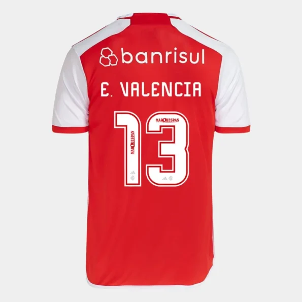 Camisa Internacional Do E. Valencia #13 Vermelho I 2024/25 Masculina