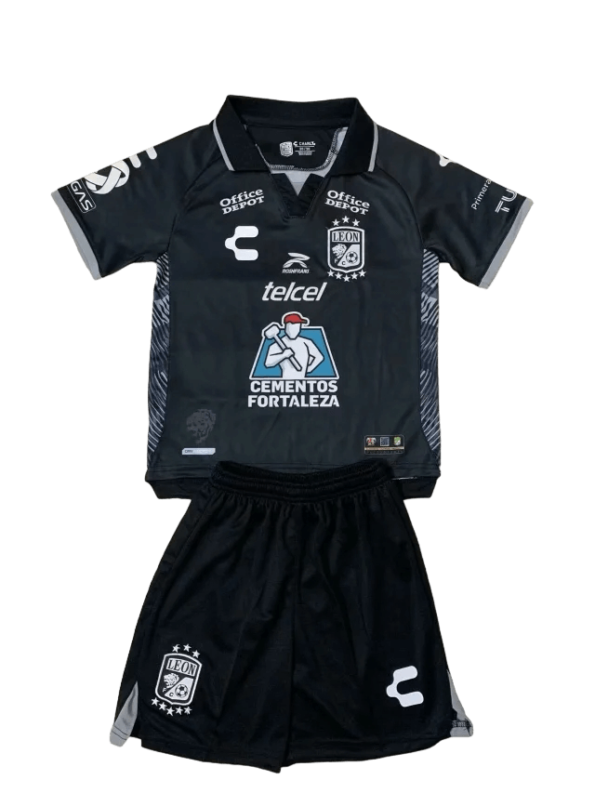 Kit Infantil Club Léon Preta 2023/24 Unissex