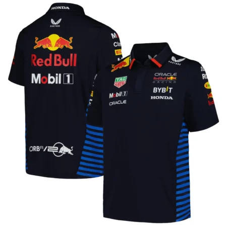 Camisa Polo Red Bull Racing F1 Team Azul Escuro 2024