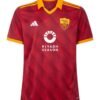 Camisa Roma I Vermelha Anos 90 Derby 183 2024/25 Masculina