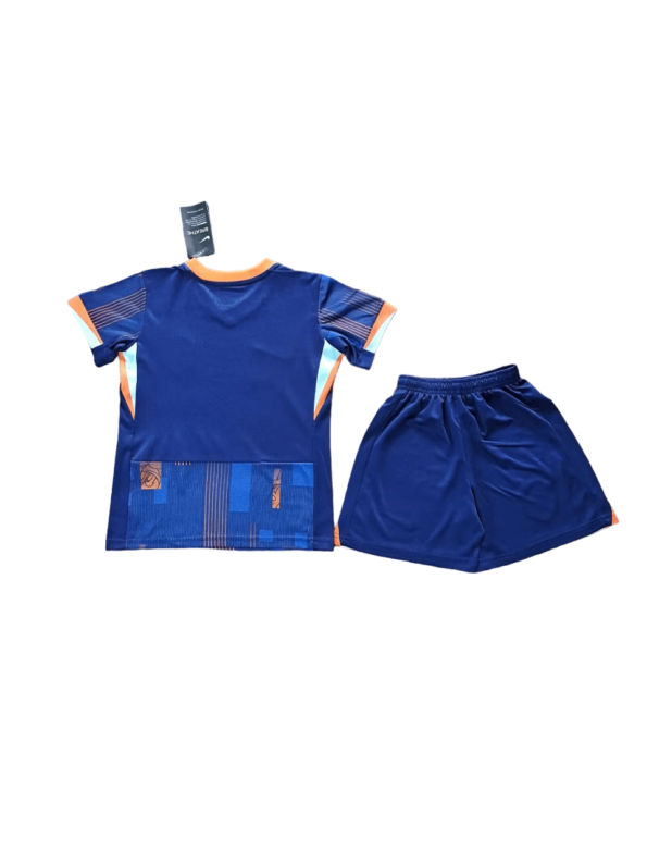 Kit Infantil Holanda II Azul Away 2024/25 Unissex