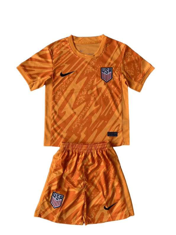 Kit Infantil USA Laranja Goleiro 2024/25 Unissex