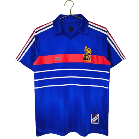 Camisa França Home Azul Retrô 1984 Masculina