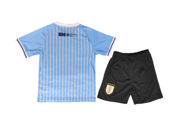 Kit Infantil Uruguai Home I Azul 2024/25 Unissex