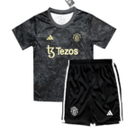 Kit Infantil Manchester United Especial Preta 2024/25 Unissex