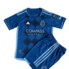 Kit Infantil Sporting Kansas City Azul Away II 2024/25 Unissex