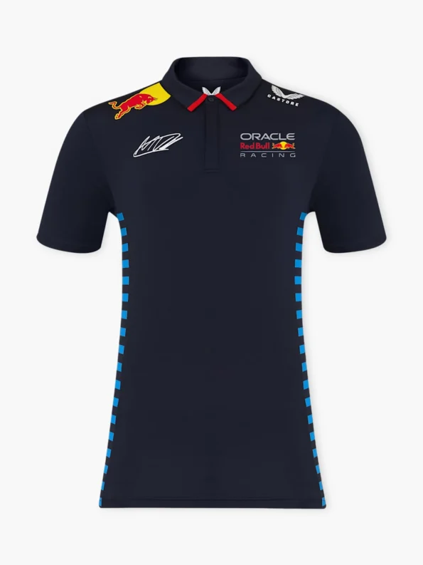 Camiseta Polo Red Bull Racing F1 2024 Team Sergio Perez 11 Driver