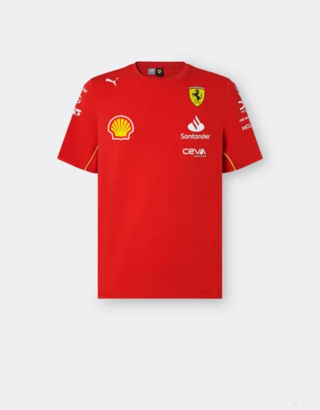 Camiseta Scuderia Ferrari F1 Vermelha 2024 Team