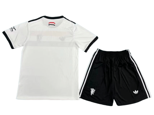 Kit Infantil Manchester United Third III Branca 2024/25 Unissex