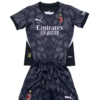 Kit Infantil Milan Preta Goleiro 2024/25 Unissex