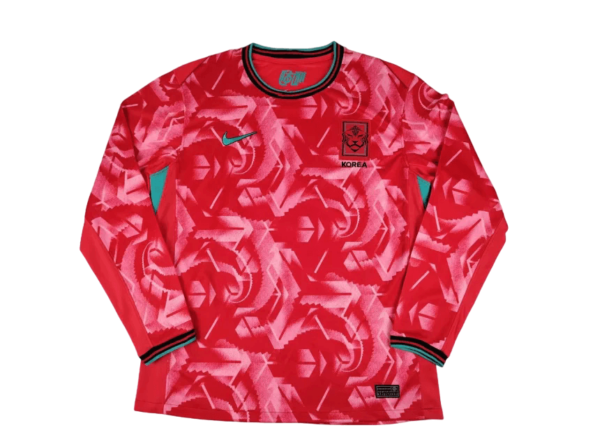 Camisa Coréia do Sul Rosa Manga Longa 2023/24