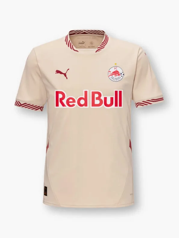 Camisa do RB Salzburg Bege Internacional 2024/25 Masculina