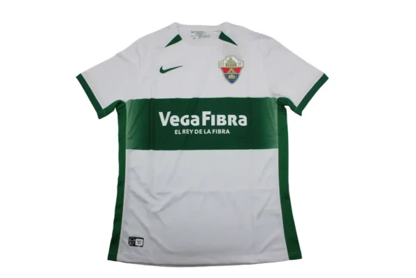 Camisa Elche fc Branca Titular I 2024/25 Masculina