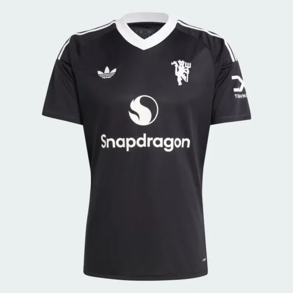 Camisa Goleiro Manchester United Preta III Third 2024/25 Masculina