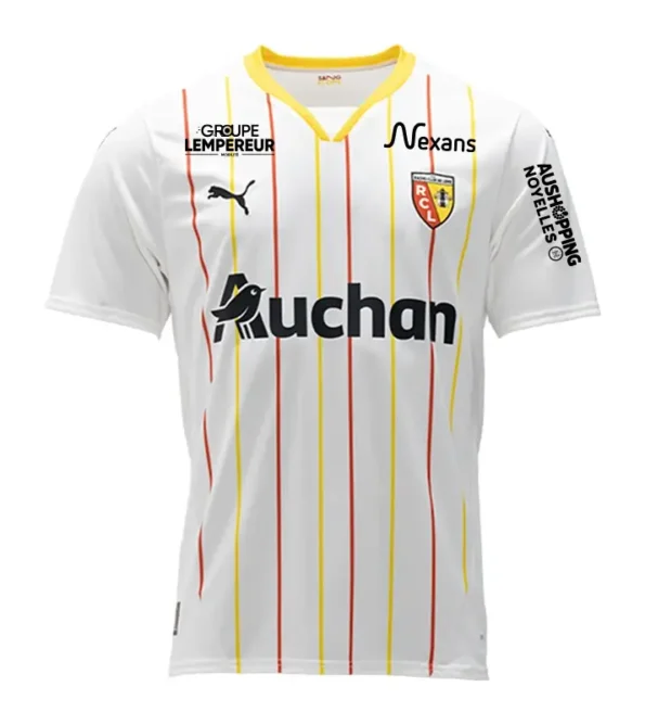 Camisa Reserva Rc Lens Branca II 2024/25 Masculina