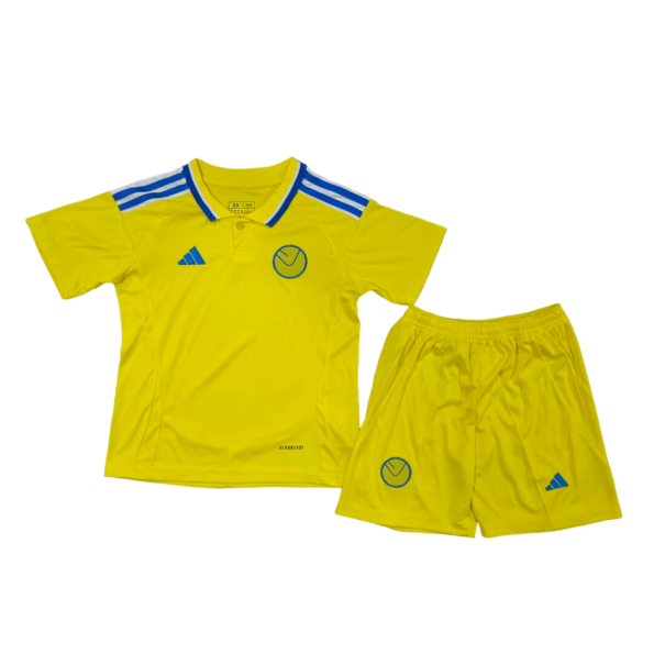 Kit Infantil Leeds United Amarela Reserva II 2024/25 Unissex