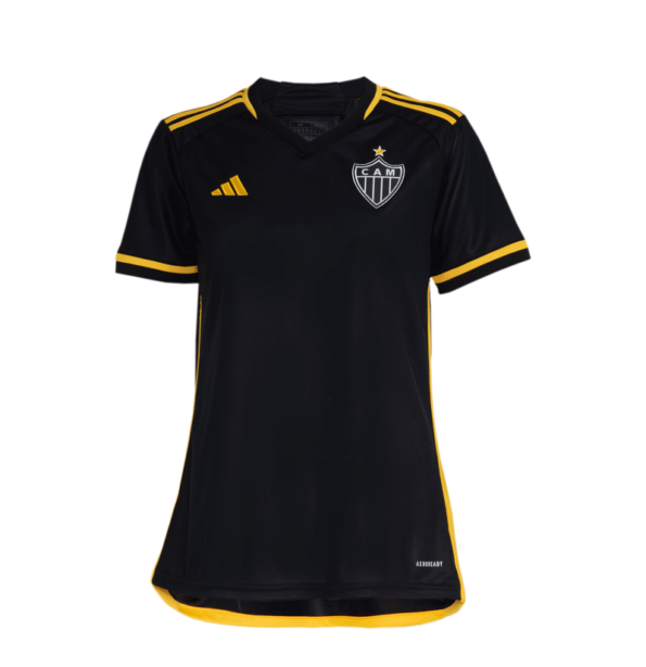 Nova Camisa 3 do Atlético Mineiro Preta 2023/24 Feminina