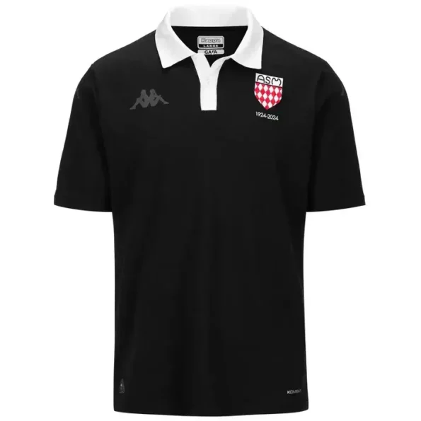 Camisa AS Monaco Preta Centenário 2024/25 Masculina