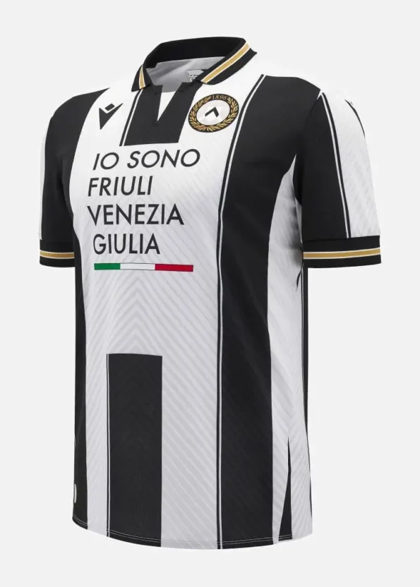 Camisa Titular Udinese Calcio Preta Home I 2024/25 Masculina