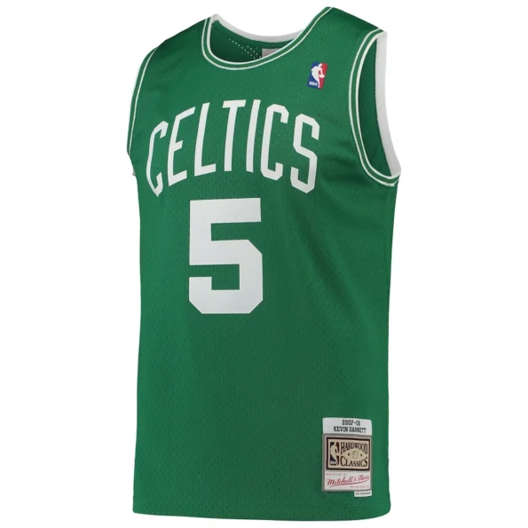 Regata NBA Mitchell & Ness Boston Celtics 2007-08 Verde Garnett #5