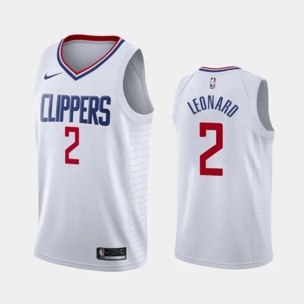 Regata NBA Swingman Los Angeles Clippers Branca Leonard #2