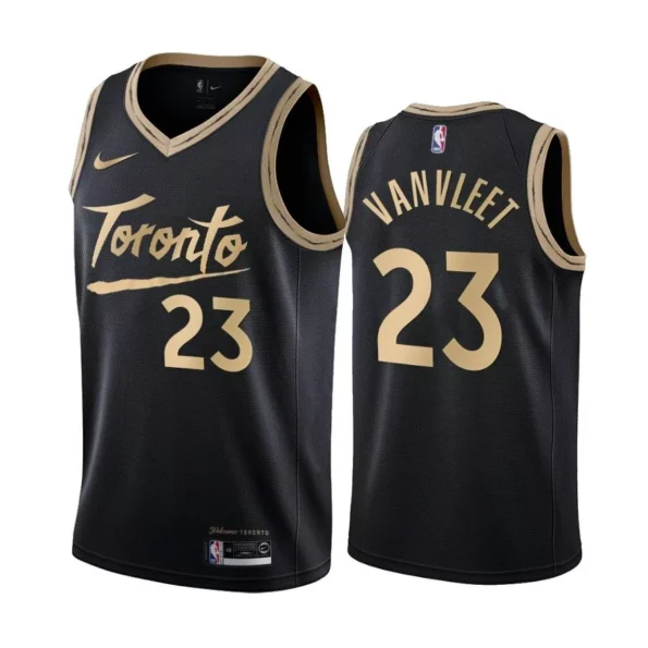 Regata NBA Swingman Toronto Raptors Preta 20-21 VANVLEET #23