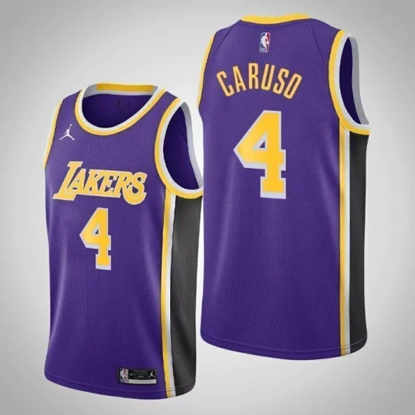 Regata NBA Swingman Los Angeles Lakers Roxa Caruso #4