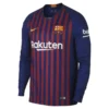 Camisa Barcelona Home I Grená 2018 Manga Longa