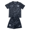 Kit Infantil Goleiro Chelsea Preta 2024/25 Unissex