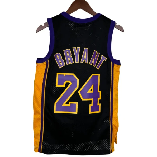 Regata NBA Mitchell & Ness Los Angeles Lakers Preta 2009-10 Bryant #24