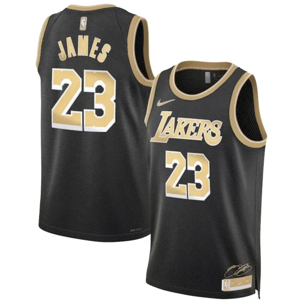 Regata NBA Select Series Swingman Los Angeles Lakers Preta James #23