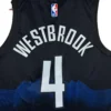 Regata NBA Swingman City Denver Nuggets Preta 23-24 Westbrook #4