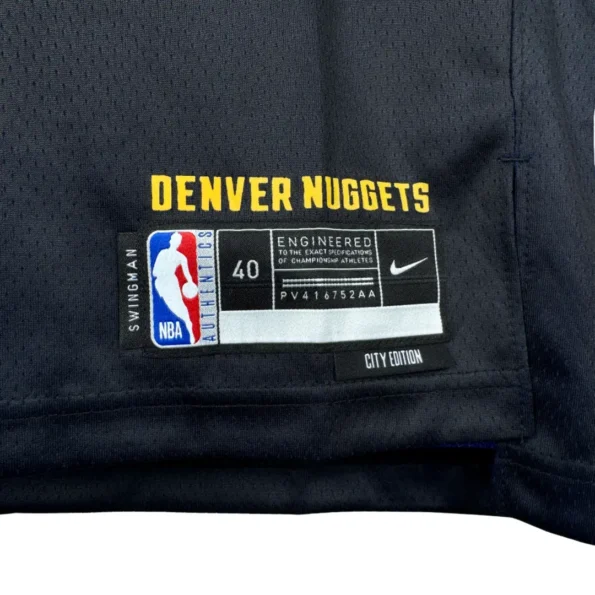 Regata NBA Swingman City Denver Nuggets Preta 23-24 Westbrook #4