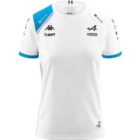 Camisa Alpine Team F1 Branca 2023/24 Masculina