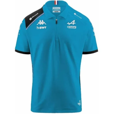Camisa Polo Alpine Team F1 Azul 2023/24 Masculina