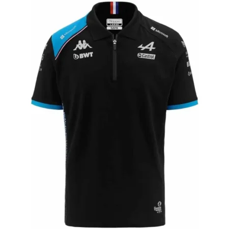 Camisa Polo Alpine Team F1 Preta 2023/24 Masculina