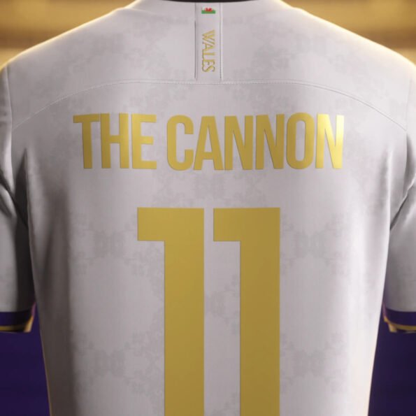 Camisa The Cannon 11 Bale Real Madrid Branca EL Classico 2024 Masculina