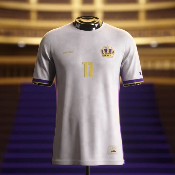 Camisa The Cannon 11 Bale Real Madrid Branca EL Classico 2024 Masculina