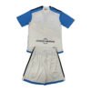 Kit Infantil Kansas City Terceira Branca/Azul III 2024/25 Unissex