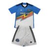 Kit Infantil Kansas City Terceira Branca/Azul III 2024/25 Unissex