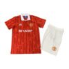 Kit Infantil Manchester United 1992 Vermelha Home Unissex