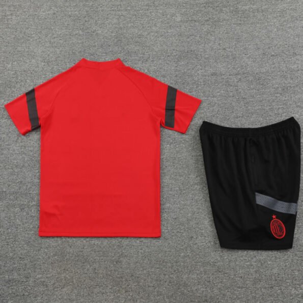 Conjunto Ac Milan Treino Camisa e Short Vermelho 2022/23