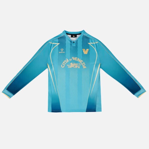 Camisa Venezia FC Azul Fourth 2024/25 Manga Longa