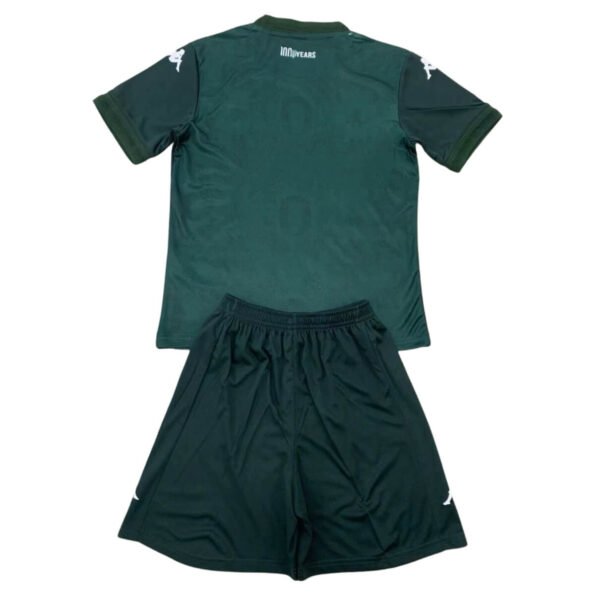 Kit Infantil As Monaco Verde Away 2024/25 Unissex