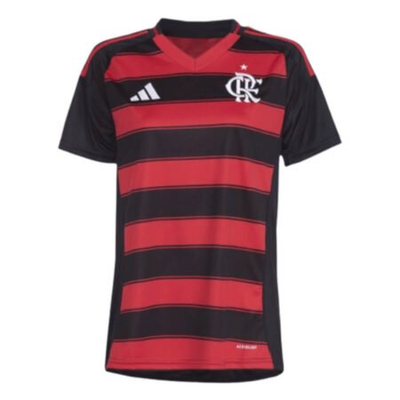 Camisa Flamengo Vermelha 2025/26 Titular Feminina