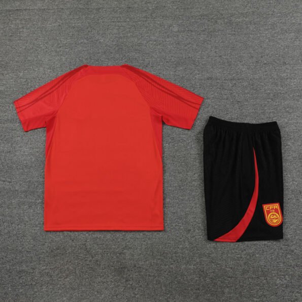 Kit Short e Camisa da China Treino Vermelho 2023/24