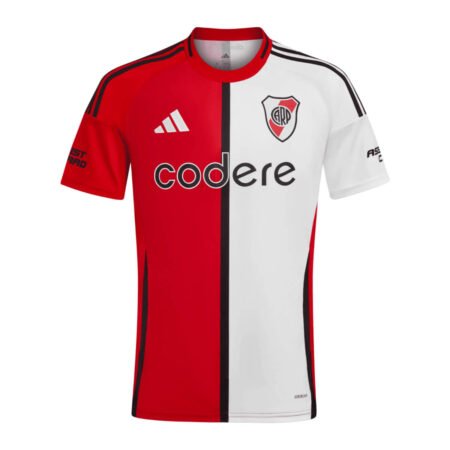 Camisa River Plate Terceira Vermelha/Branco 2025/26 Masculina